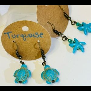 Turquoise beach 🏝️ earring set